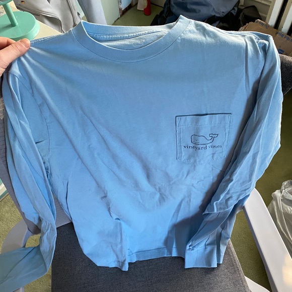 Vineyard Vines Blue Long Sleeve Shirt - Picture 1 of 3